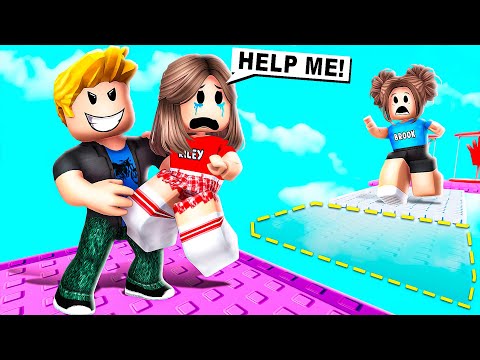 DEFEATING The SECRET ROBLOX HUG TOWER With My SISTER!!