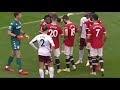 Emi Martinez challenging Cristiano Ronaldo to take the penalty
