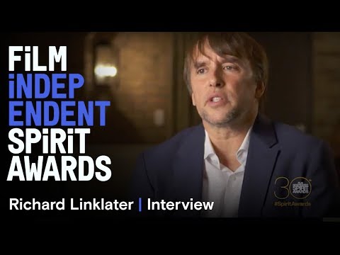 Thumbnail of the video: 30th Spirit Awards Nominee Interviews, Richard Linklater