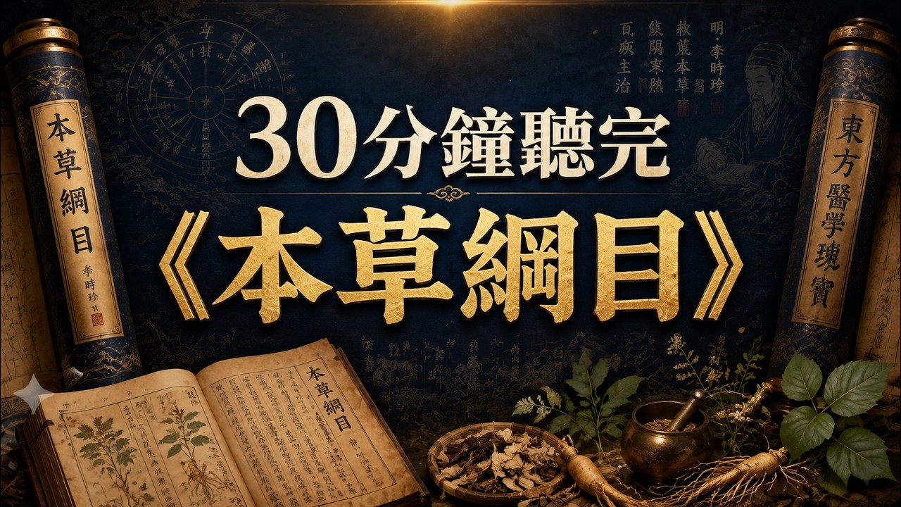 《本草綱目》根本不是藥書！三次科舉落榜的失敗者，用30年推翻整個知識秩序