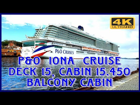 P&O IONA CRUISE | Deck 15.450 Our First Look Impression Standard Balcony Cabin/Family Room #iona