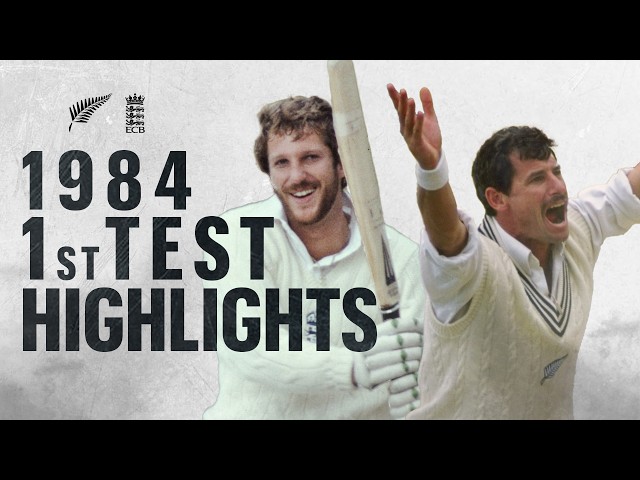 Botham vs Hadlee  📺 Retro Highlights | 1984 New Zealand v England 1st Test