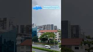 Singapore Weather Update ☔️ 🌦️ ☀️January 2024 #singapore #weathernews #shorts #treanding