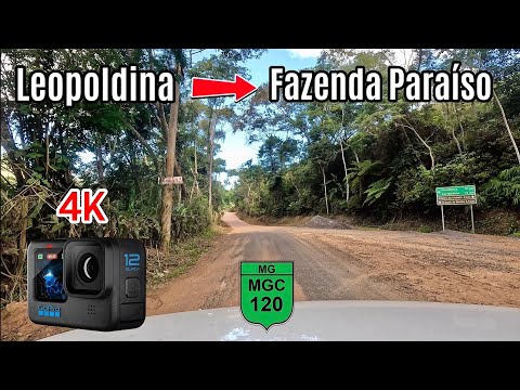 De Leopoldina, MG, até a Fazenda Paraíso (Providência). 
