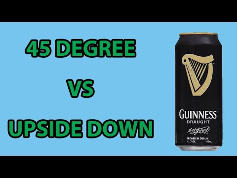 The Only 2 Ways To Pour Guinness From A Can.