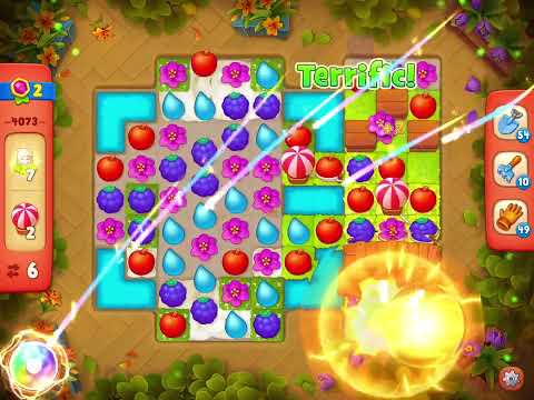 Gardenscapes Level 4073 With No Boosters - Hard Level