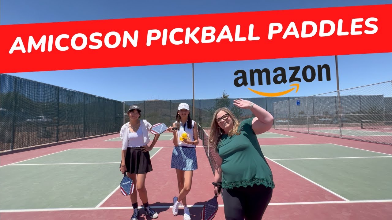 Playing Pickleball with Amicoson Pickleball Paddles in Henderson, NV Family fun for all!
