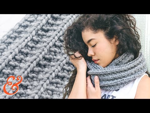INFINITY SCARF Pattern for BEGINNERS (step-by-step...