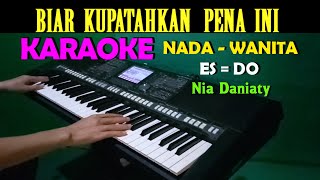 Download lagu HANCUR HATIKU - Nia Daniaty | KARAOKE Nada Wanita || Lagu Nostalgia mp3