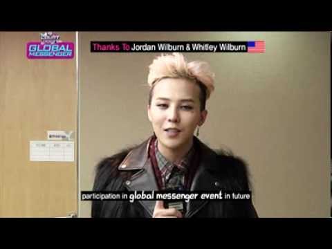 M COUNTDOWN EP.356 Gobal Messenger - THANK YOU MESSAGE from G-DRAGON!
