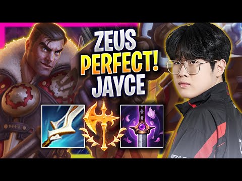 ZEUS PERFECT GAME WITH JAYCE! - HLE Zeus Plays Jayce TOP vs Akali! | Season 2024