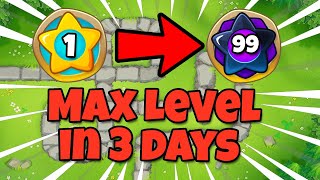 How to get to MAX LEVEL in 3 DAYS in BTD6
