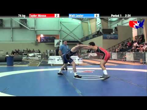 Taylor Massa vs. Matt Lester at 2013 ASICS University Nationals - FS