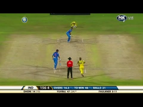 INDIA VS AUSTRALIA 2013 Final T20 - Yuvraj Singh’s 77 Madness! India Stun Australia in T20 Run Chase