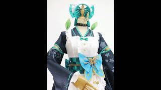 【costowns.com】にじさんじ ぽむ れいんぱふ コスプレ衣装 和風メイド服 #cosplay #costowns #仮装 #変装