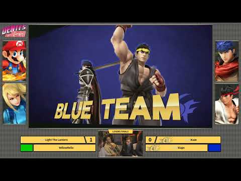 DBA 7 - Light The Lantern + YellowRello vs Slaps + Kaze - Losers Finals Smash 4