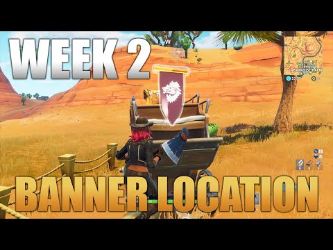 Fortnite Week 2 Secret Banner Location | Week 2 Challenges (Fortnite Battle Royale)
