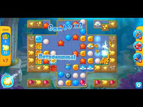 Level 2884 Fishdom, no boosters!