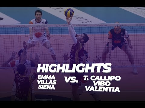 HIGHLIGHTS -  Emma Villas Siena VS Tonno Callipo Vibo Valentia - 2 round 1st half