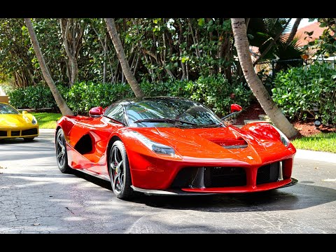 LaFerrari, Ferrari F40, McLaren Elva - World's Best Supercars - Hypercars Leaving Palm Event 2022