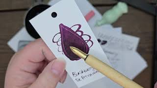 Blackberry Scented Ink Review De Atramentis Fountain Pen Ink