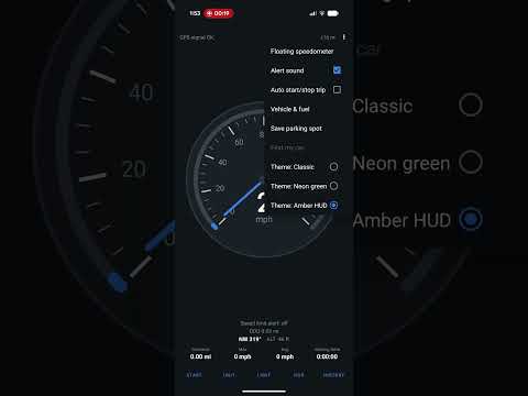 GPS Speedometer: Odometer HUD video thumbnail
