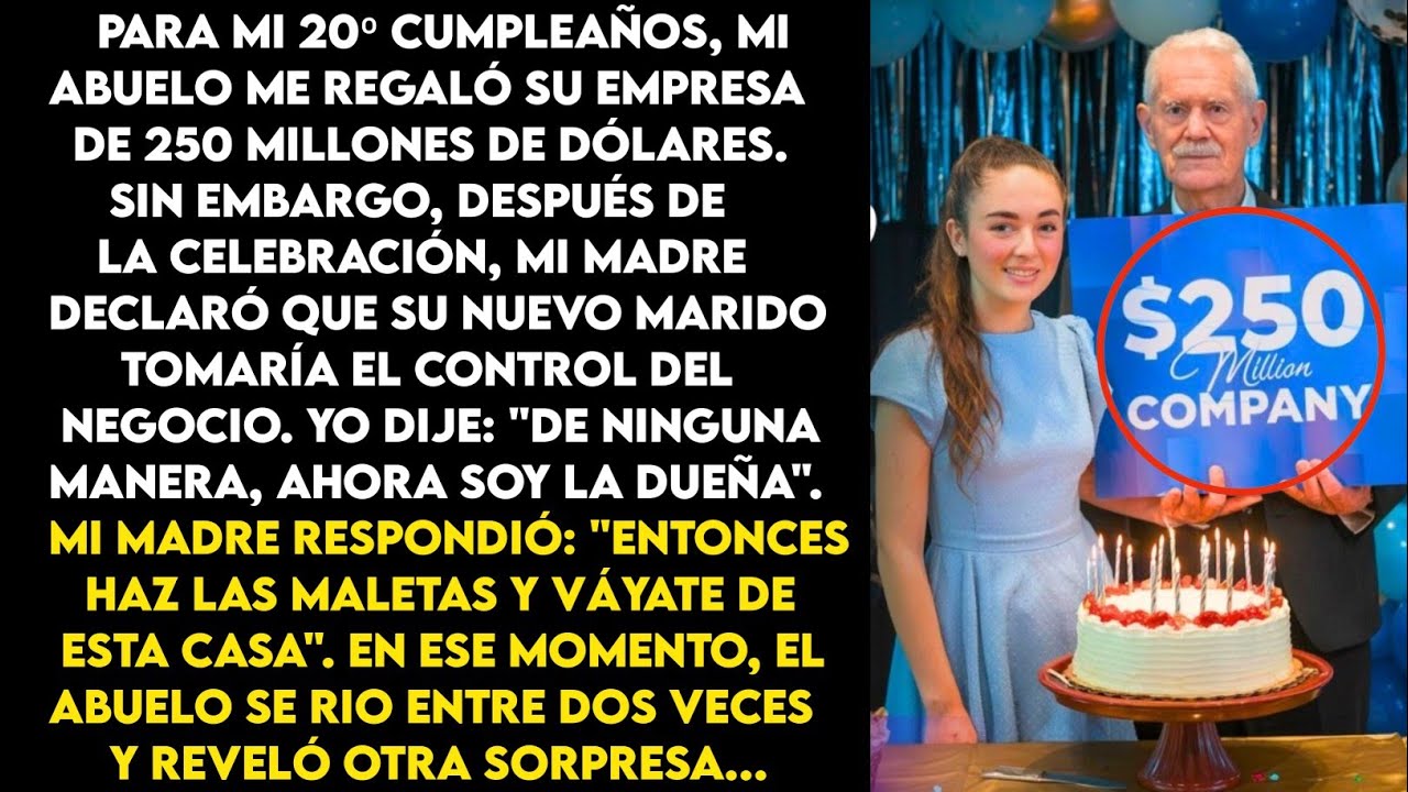 Mi abuelo me regaló su empresa de 250 millones de dólares, pero mi padrastro tomó el control.