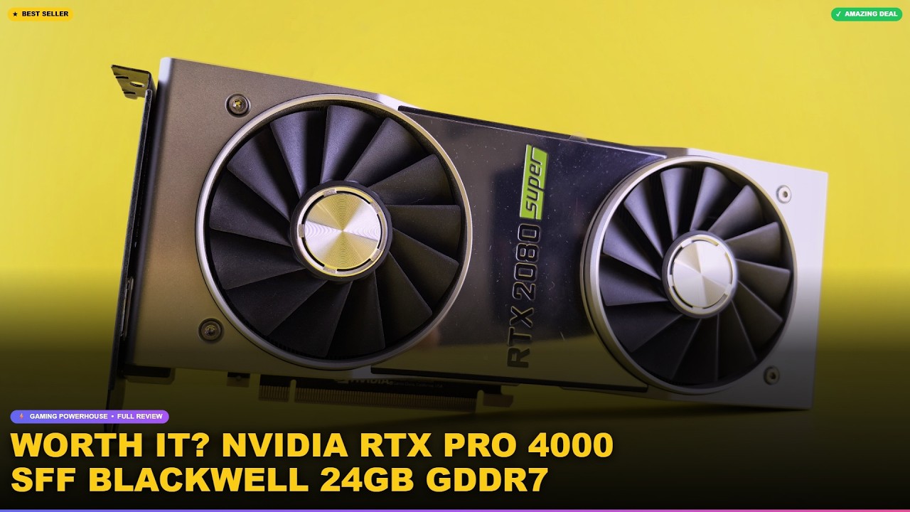 Worth It? NVIDIA RTX PRO 4000 SFF Blackwell 24GB GDDR7 Performance for AI Workstations