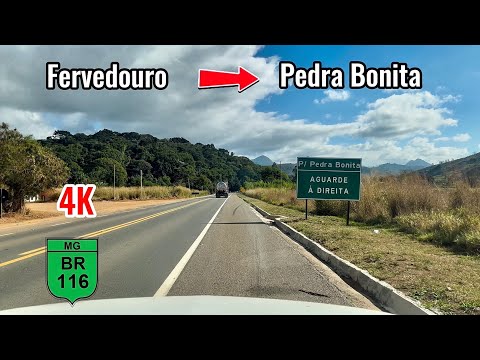 De Fervedouro (MG) até Pedra Bonita, em tempo real.,
