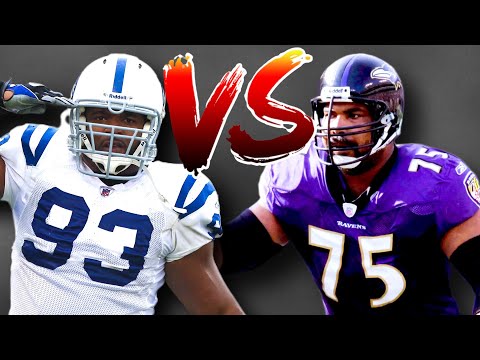 Jonathan Ogden vs Dwight Freeney (2004) | OL vs DL Matchup