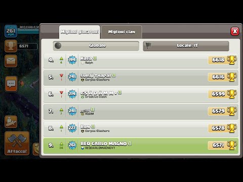 LIVE TH15! CLASH OF CLANS ITA - REQ CARLO MAGNO