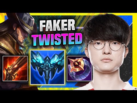 FAKER CHILLING WITH TWISTED FATE! - T1 Faker Plays Twisted Fate Mid vs Zed! | Season 11