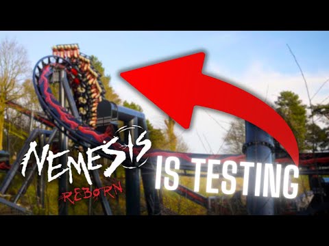 NEMESIS IS FINALLY TESTING AT ALTON TOWERS!