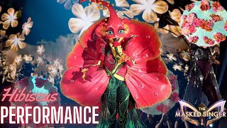 Hibiscus sings "It's Raining Men" by The Weather Girls | SEASON 10 | THE MASKED SINGER