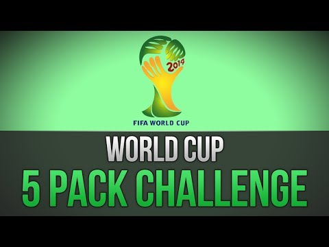 FIFA 14 WORLD CUP 5 PACK CHALLENGE FACECAM ULTIMATE TEAM Episode 1