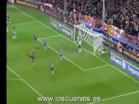 Barcelona 1 Espanyol 0 Jornada 14 Liga BBVA 2009-10.wmv