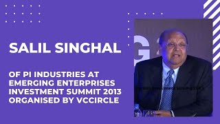 Salil Singhal of PI Industries at Emerging Enterprises Investment Summit 2013 organised by VCCircle image