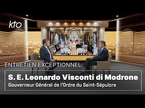 Entretien exceptionnel avec L. Visconti di Modrone, Gouverneur Général de l’Ordre du Saint-Sépulcre