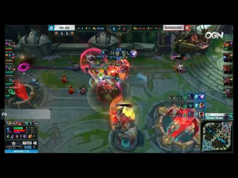 JAG vs SSG Highlights Game 1| LCK SUMMER 2017 | Jin Air Green Wings vs Samsung