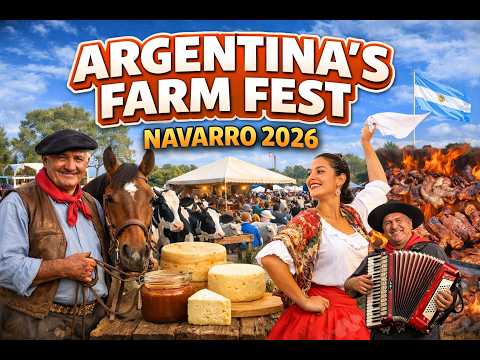 🔥THIS IS REAL ARGENTINA - FIESTA DEL TAMBERO 2026 - NAVARRO