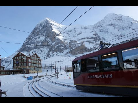 Mit der Jungfraubahn ins Winterland
