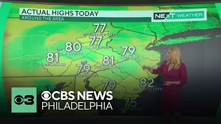 NEXT Weather: Beautiful Sunday in Philadelphia region