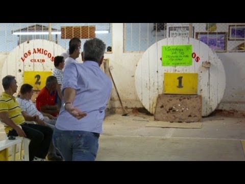 Colombia: Anthony Bourdain tries a bar game that involves explosives (Parts Unknown)