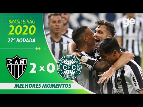 ATLÉTICO-MG 2 X 0 CORITIBA | MELHORES MOMENTOS | 27ª RODADA BRASILEIRÃO 2020 | ge.globo