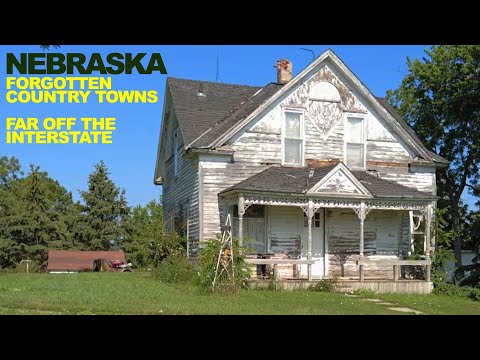 NEBRASKA: Forgotten Rural Towns FAR OFF The Interstate