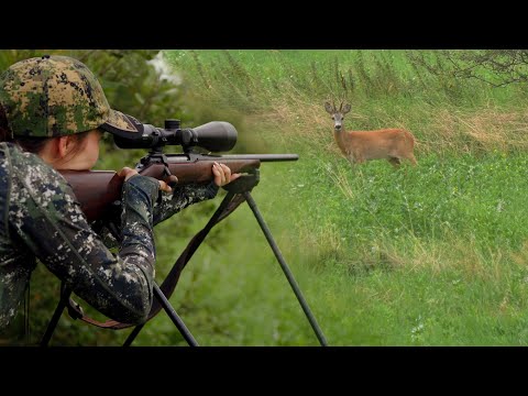 Die Jagdkönigin erlegt Medaillenbock! - Bockjagd in Polen mit Mrs. Artemis