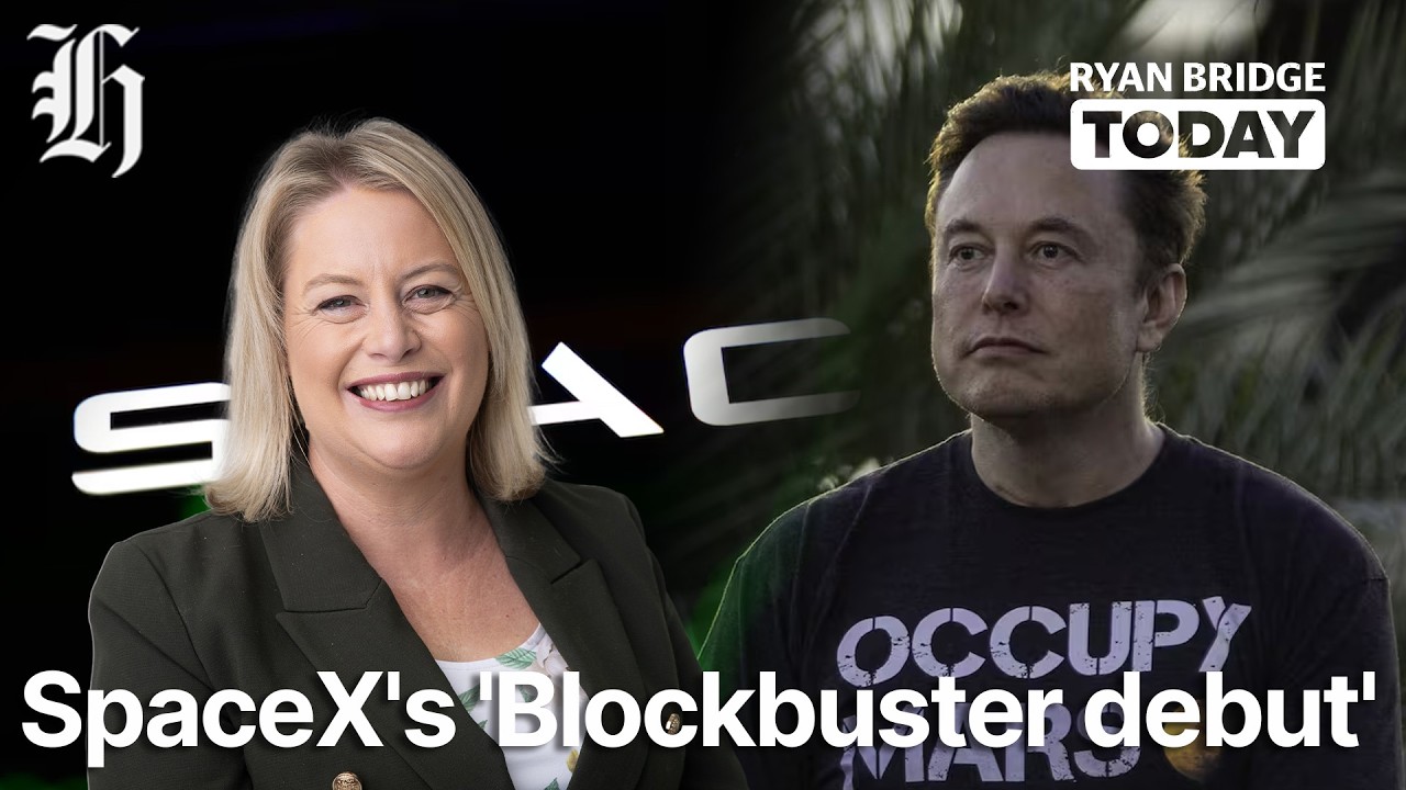Will SpaceX's 'blockbuster debut' make Elon Musk the world's first trillionaire? | Ryan Bridge TODAY