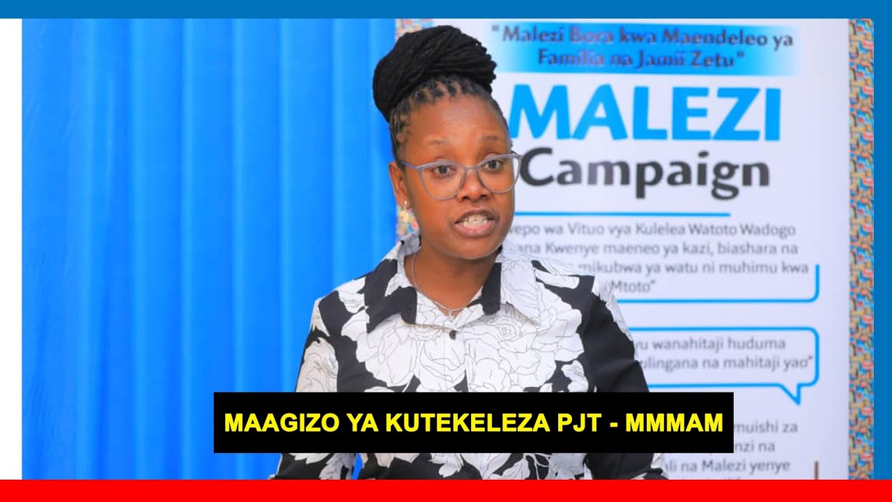 Malekezo ya Kamishana wa Ustawi wa Jamii Dkt. Nandera Mhando kwa watekelezeaji wa PJT-MMMAM