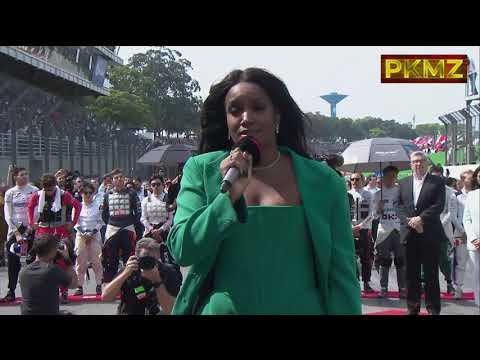 F1 Brazil Interlagos 2022 - National Anthem of Brazil Performed by Iza