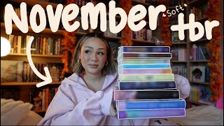 my november * soft * tbr 📖🧸🌙✨ | every book I'd like to read in november + their vibes in photos!